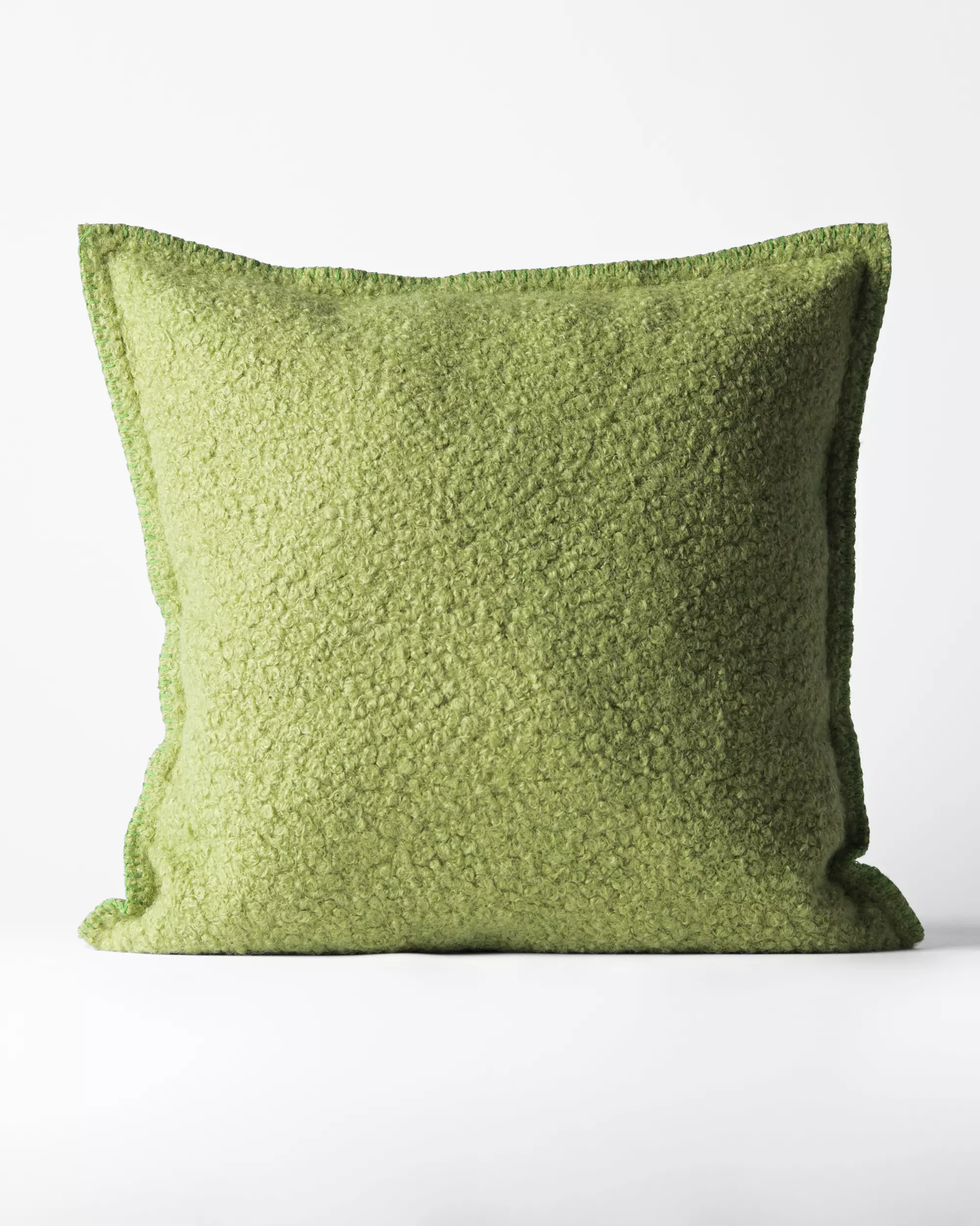 housse de coussin 50 x 50 boucle vert