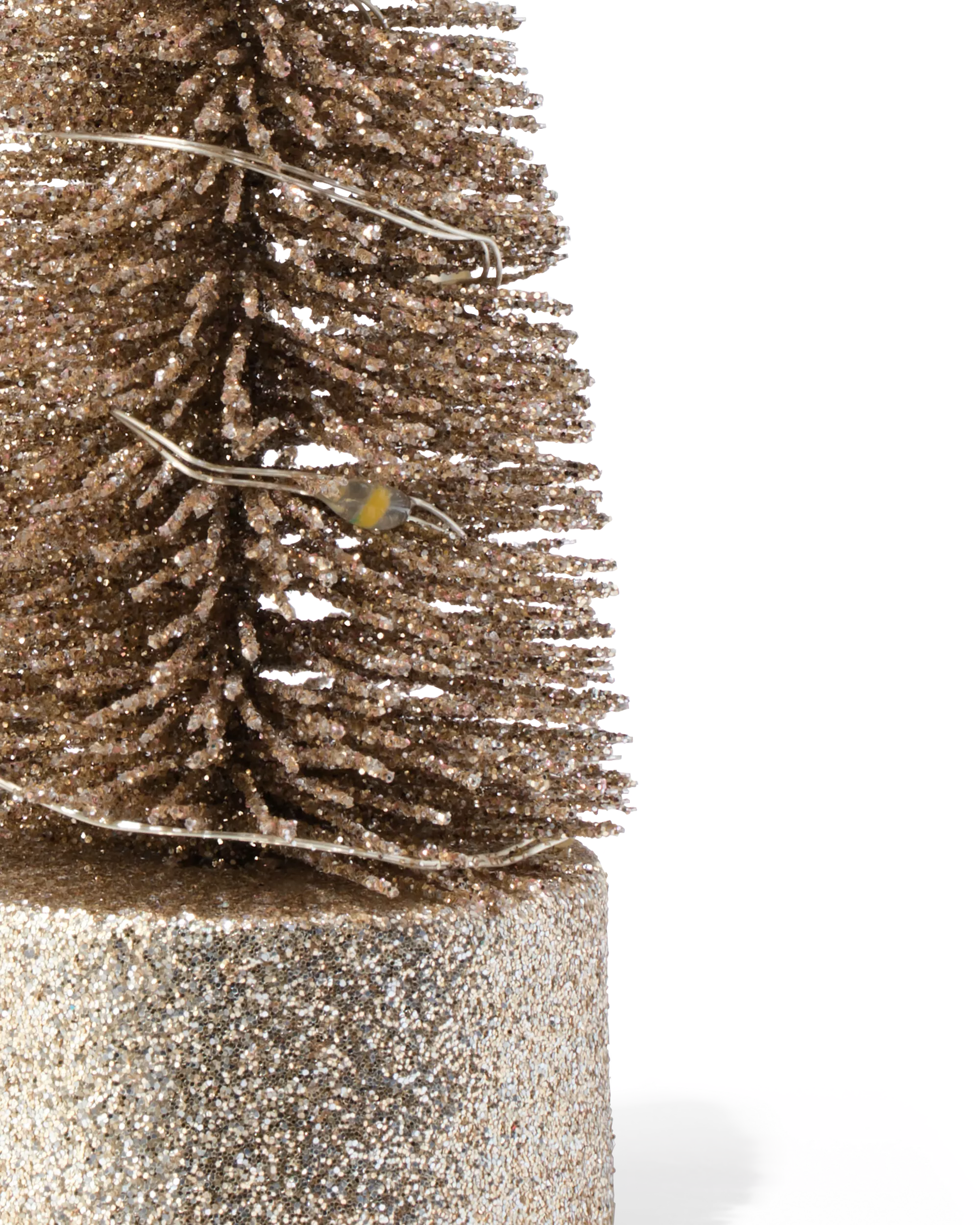 kerstsboom goud met lichtjes