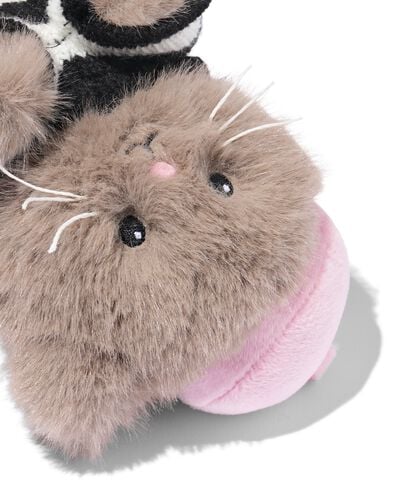 knuffel 20x11x13cm kat met baret - 61104319 - HEMA