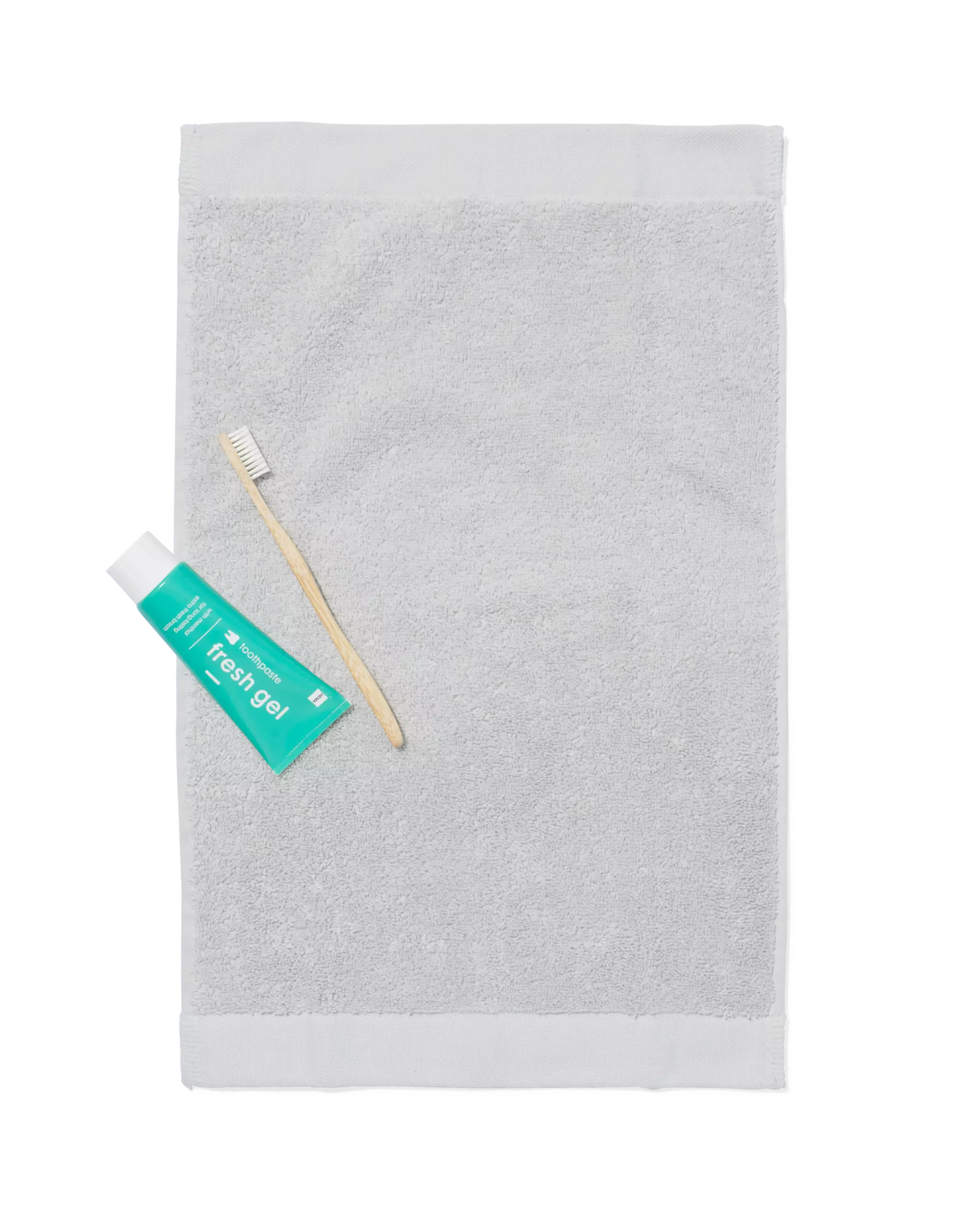 petite serviette - 33x50 cm - ultra doux - gris clair