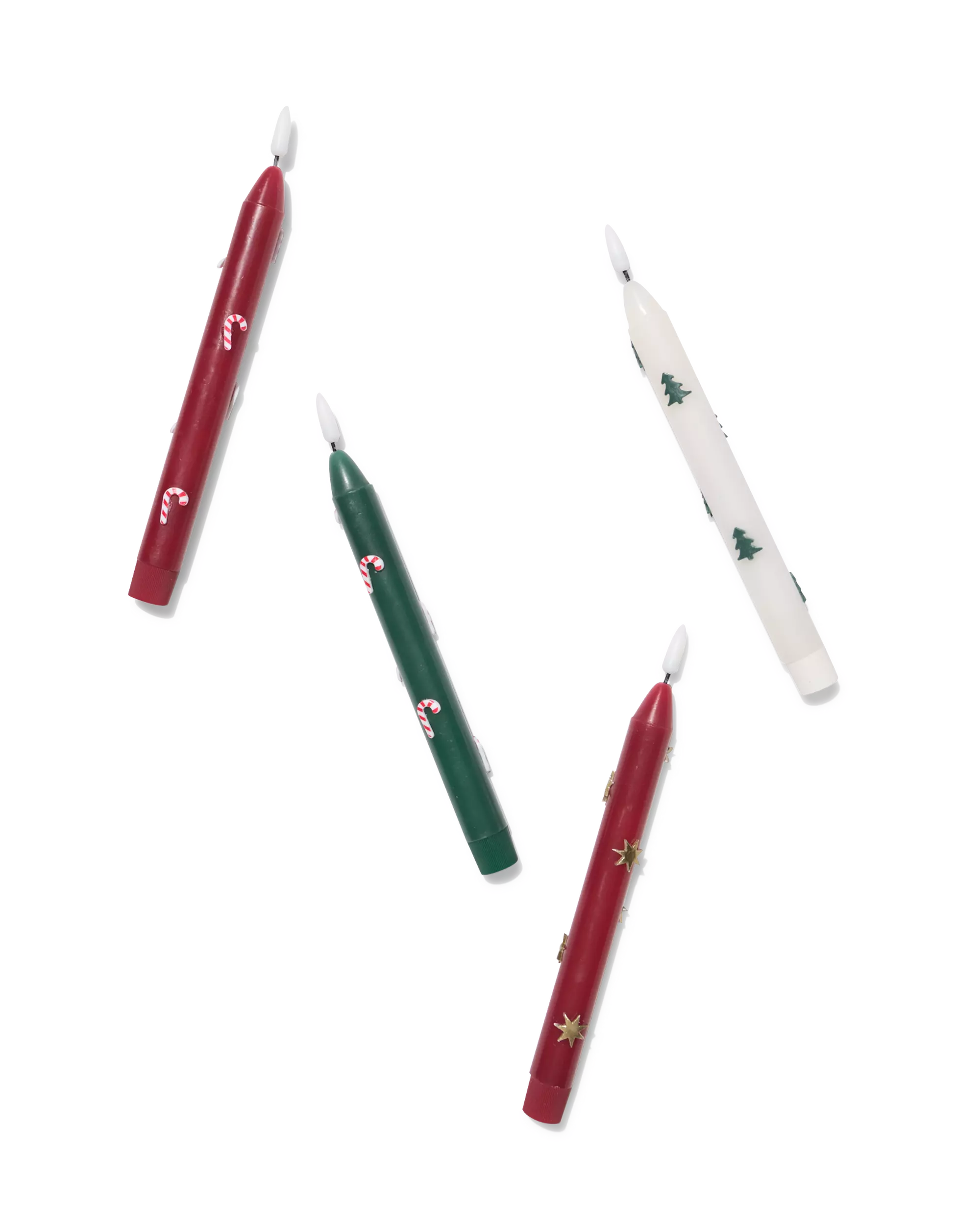 bougie led ⌀2,5 x 24,7 cm dorée