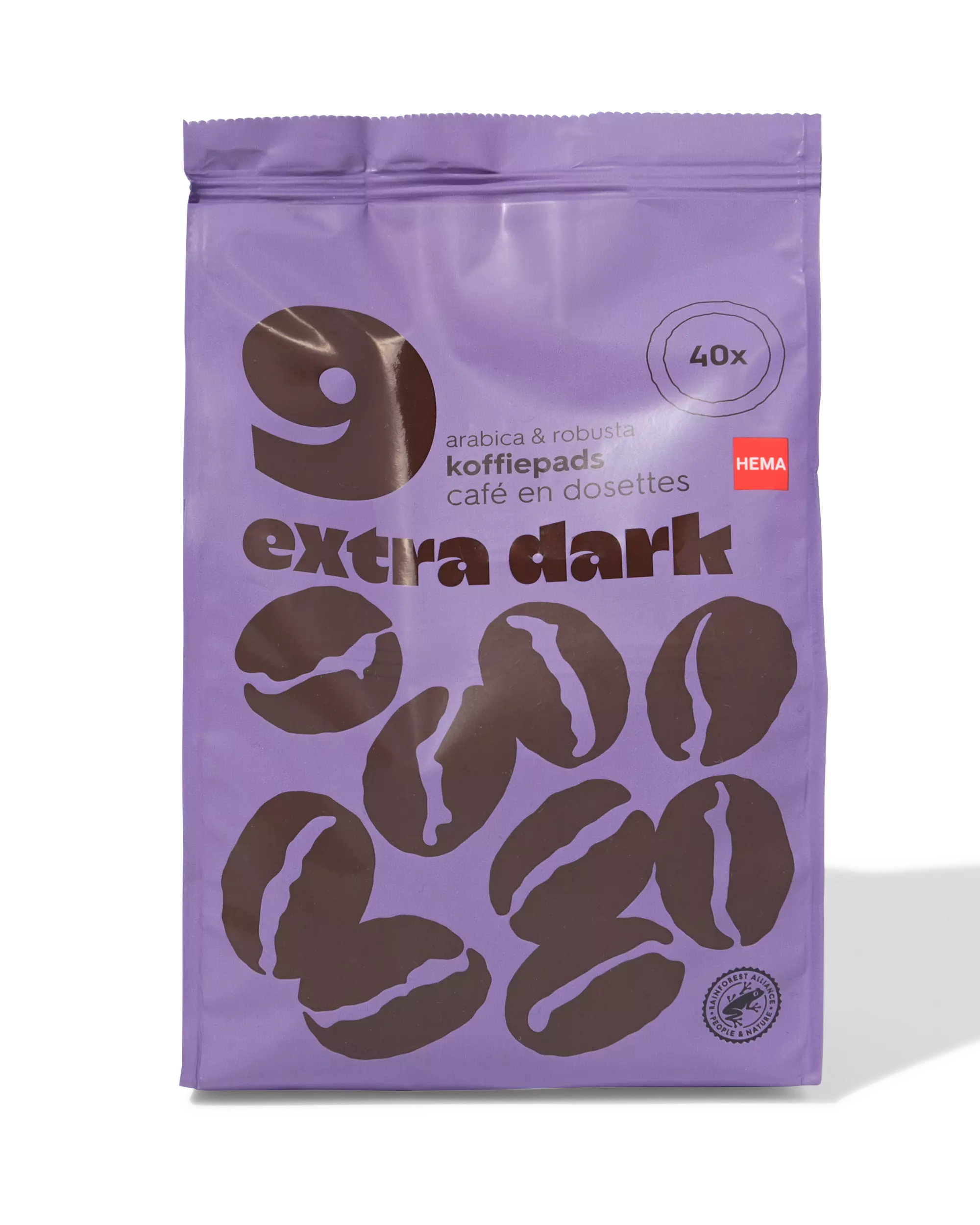 dosettes de café extra dark - lot de 40