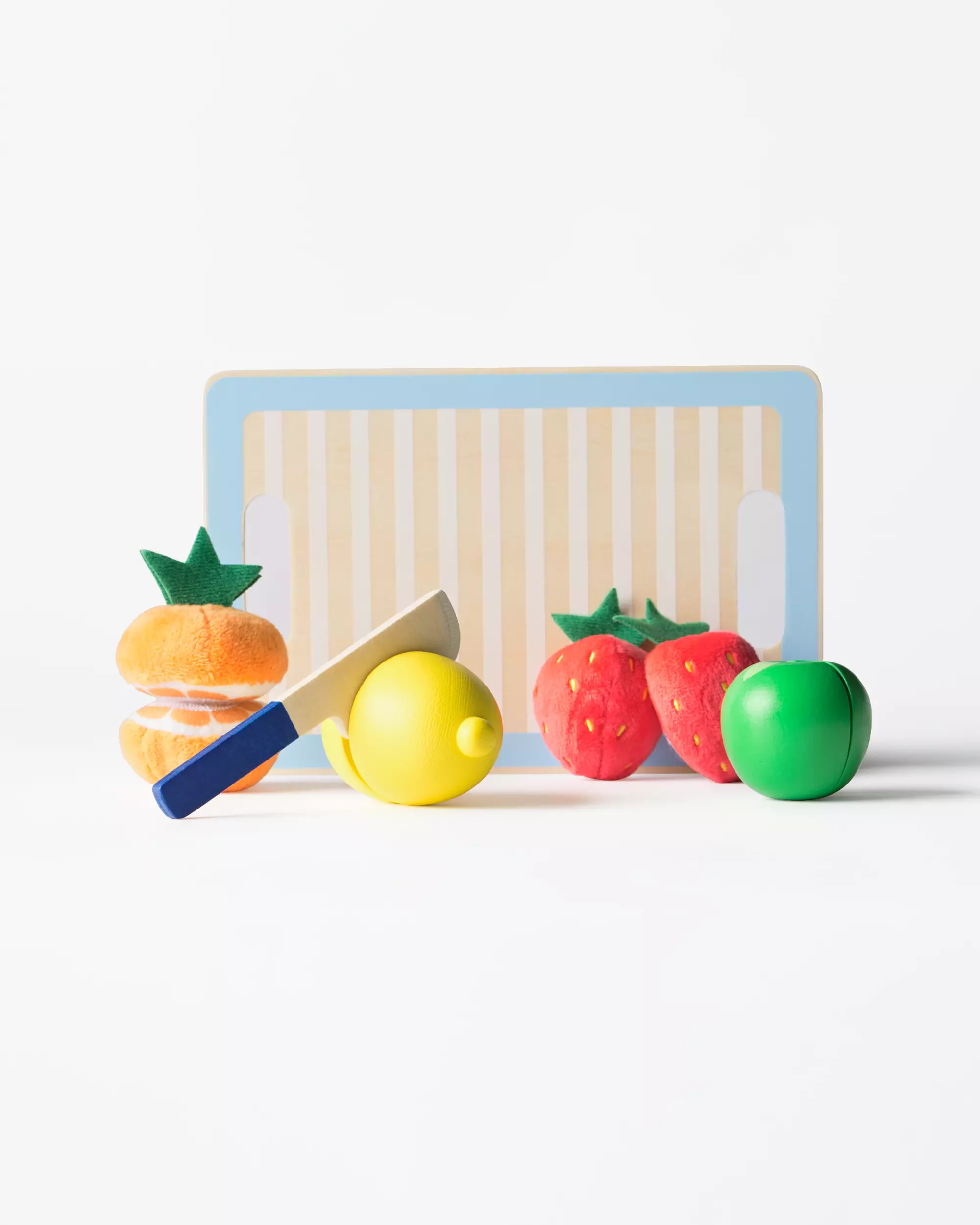 fruit snijset 21.3x5.5cm hout