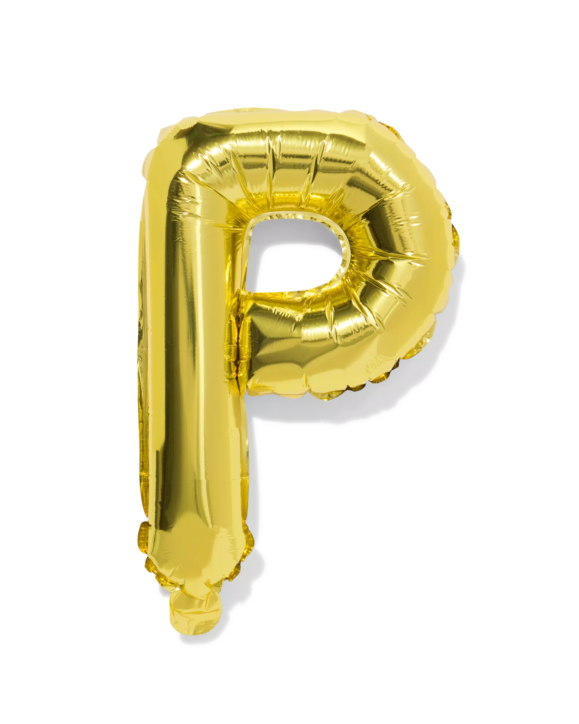 ballon alu lettre P 30cm doré