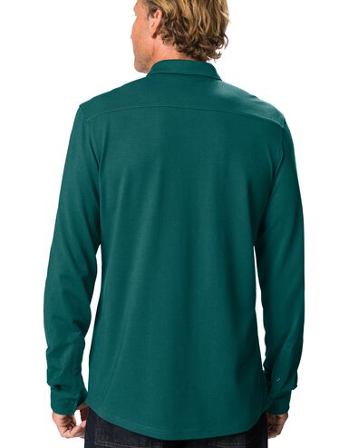 chemise homme Billy piqu&eacute; vert fonc&eacute; vert fonc&eacute; - 2101970DARKGREEN - HEMA