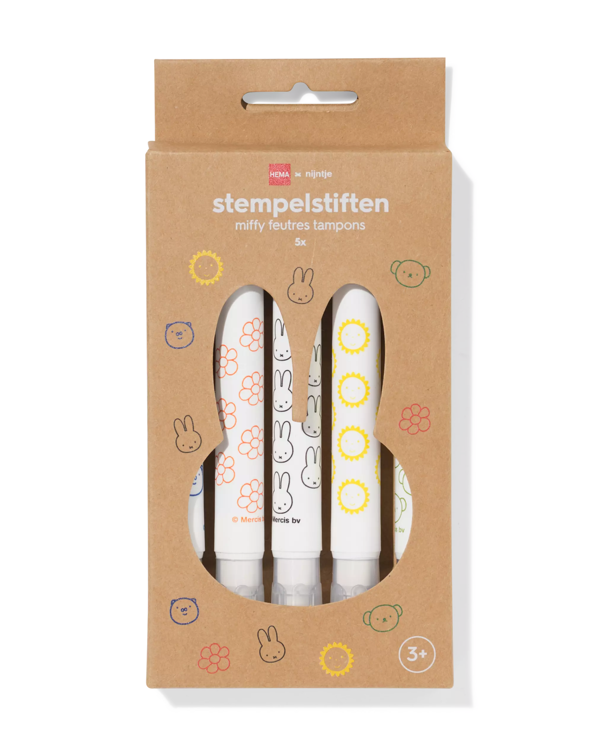 marqueurs à tampons Miffy - lot de 5