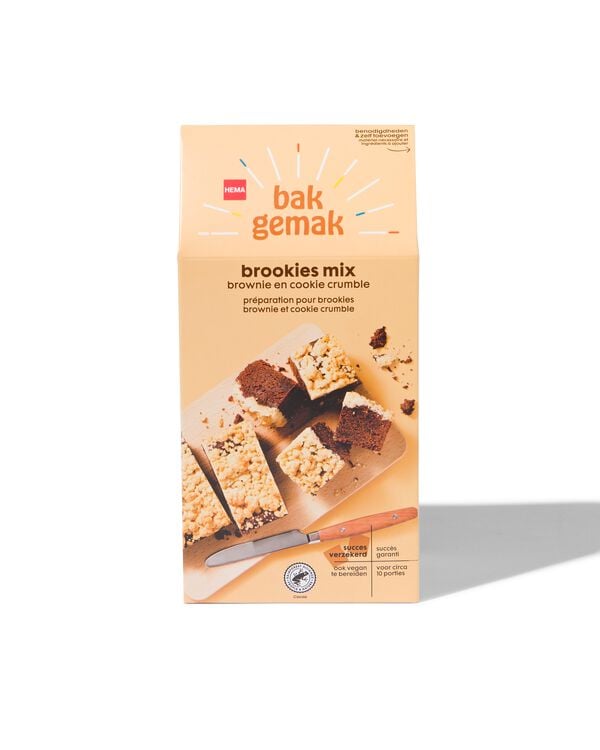 brookies mix vegan - 10250051 - HEMA