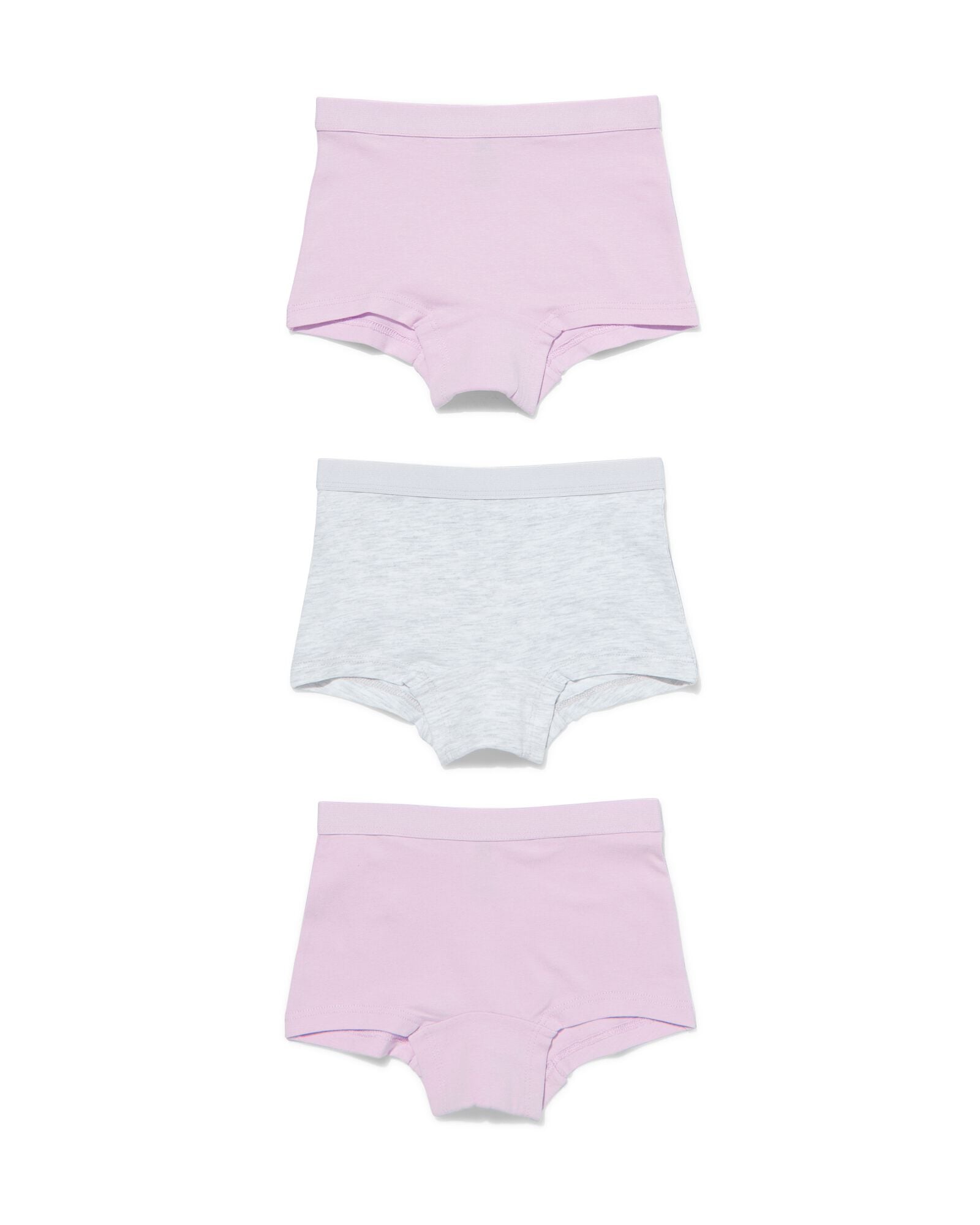 3er-Pack Kinder-Boxershorts, Baumwolle/Elasthan lila lila - 19357830LILAC - HEMA