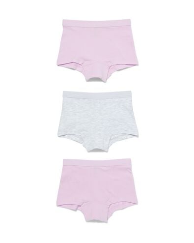 3er-Pack Kinder-Boxershorts, Baumwolle/Elasthan lila lila - 19357830LILAC - HEMA