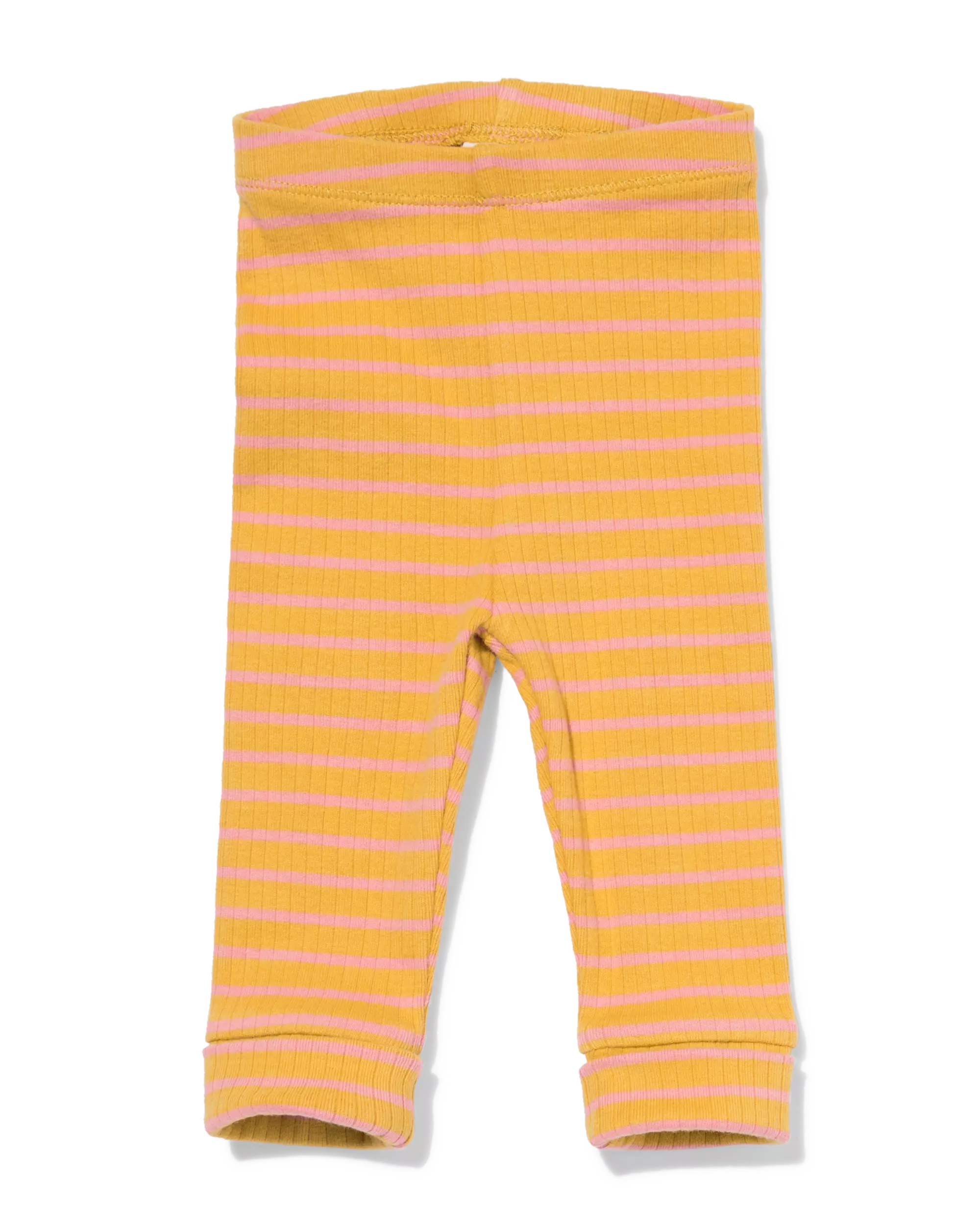 legging évolutif bébé ajusté côtelé rayures
