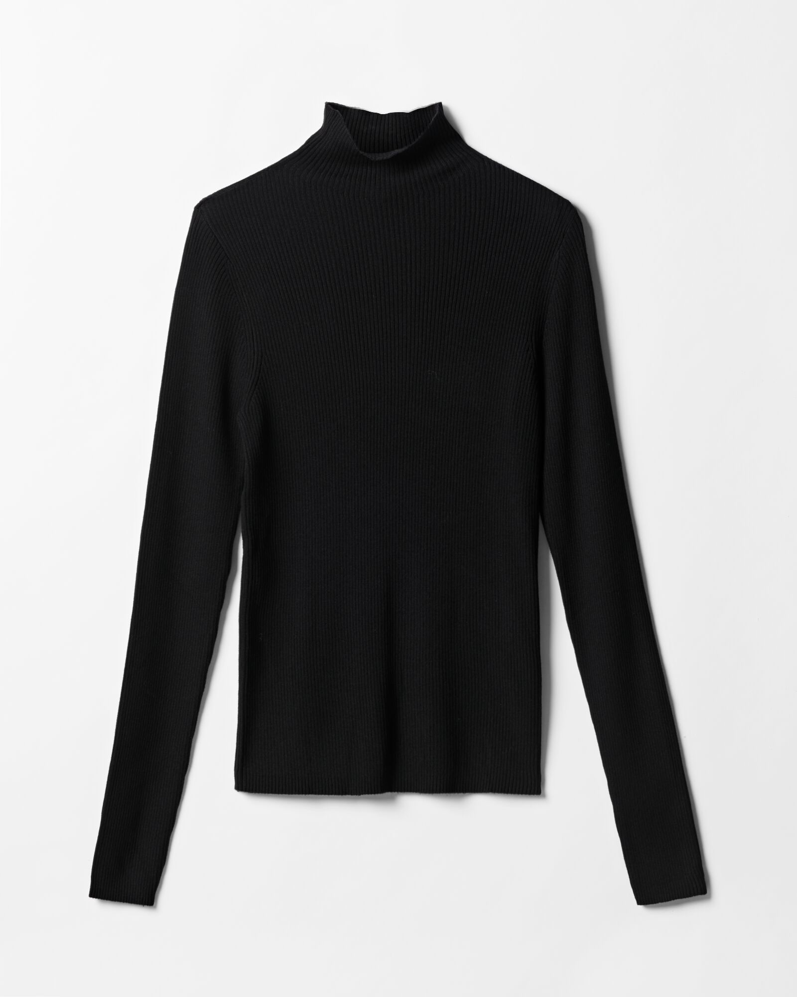 damestrui Louisa rib zwart zwart - 36216030BLACK - HEMA