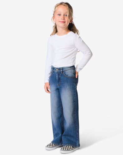 jean enfant large bleu moyen bleu moyen - 30838803MIDBLUE - HEMA