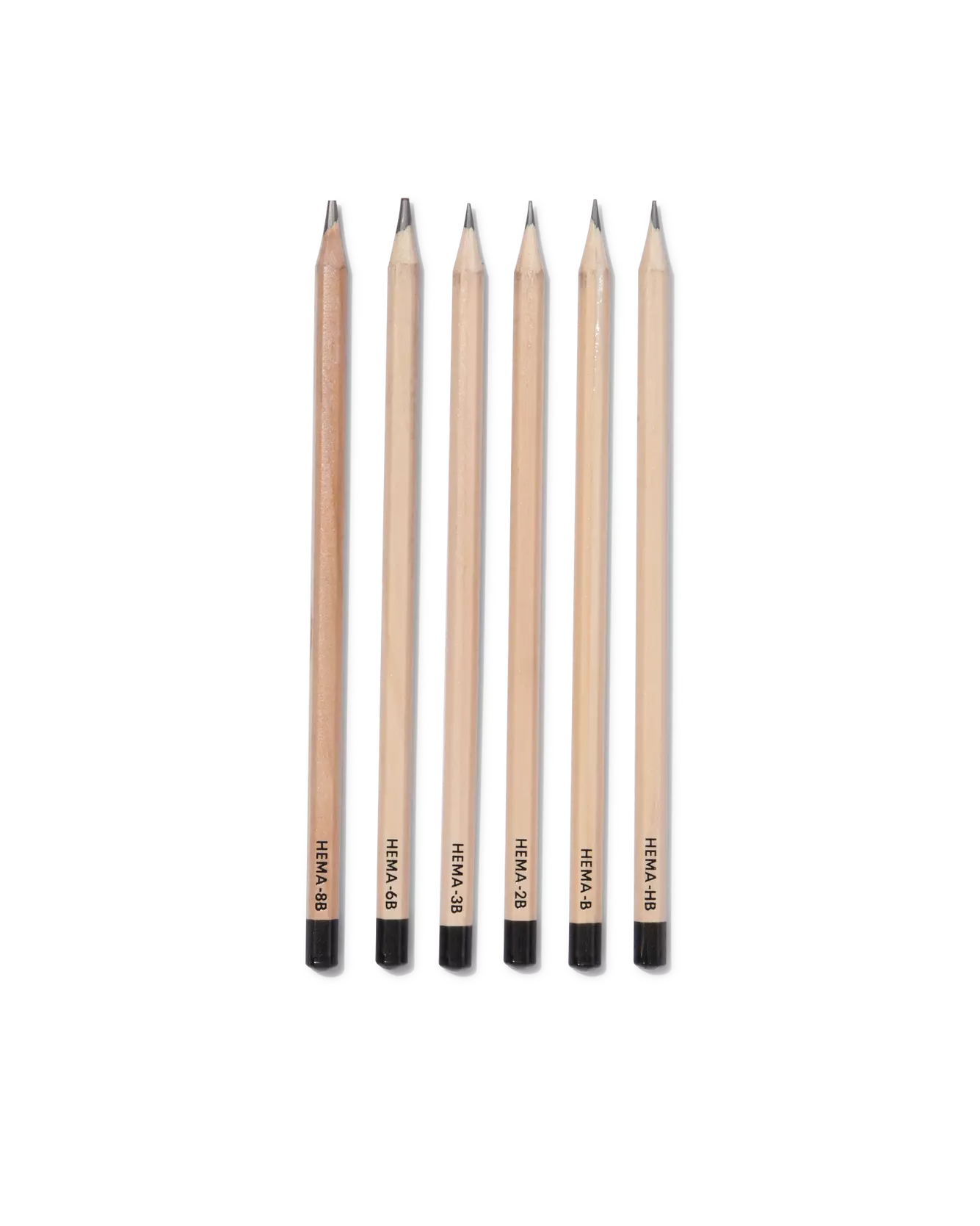 schetspotloden HB-B-2B-3B-6B-8B - 6 stuks