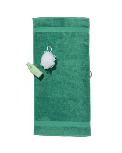 Handtuch 50 &times; 100 cm schwere Qualit&auml;t Mittelgr&uuml;n mittelgr&uuml;n Handtuch, 50 x 100 - 5282870 - HEMA