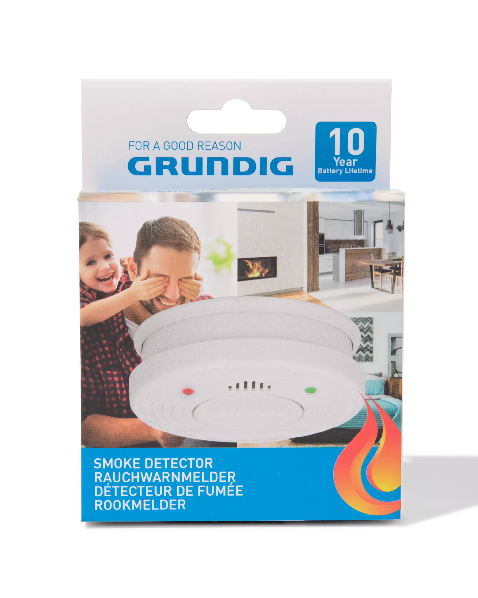 Grundig Rauchmelder mit 10 Jahren Batterielebensdauer