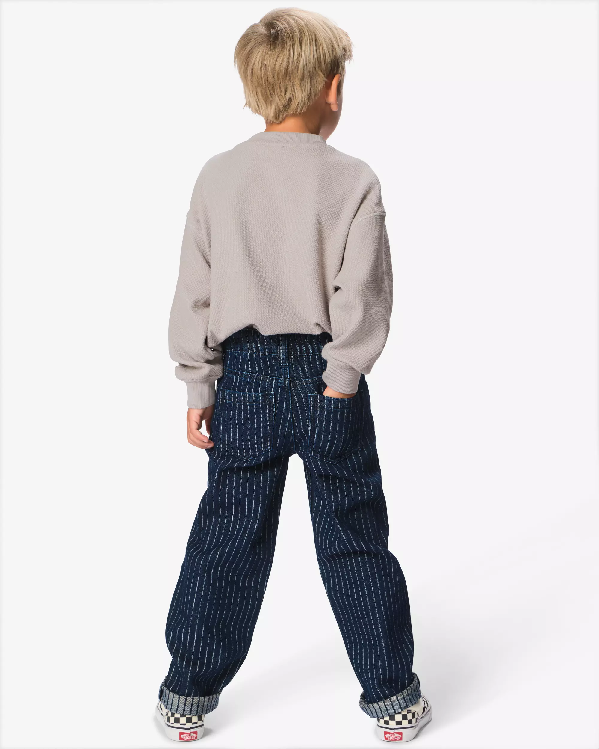jean enfant coupe classique rayures