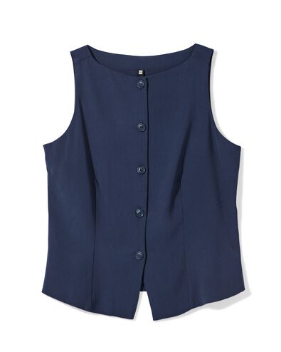 damesgilet Sarie donkerblauw donkerblauw - 36212370DARKBLUE - HEMA