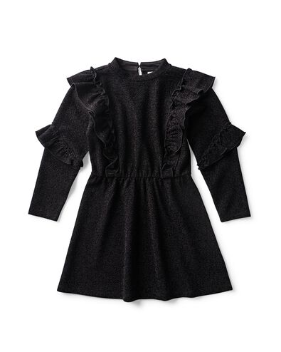 Kinderkleid aus Jersey normale Passform schwarz schwarz - 30899004BLACK - HEMA