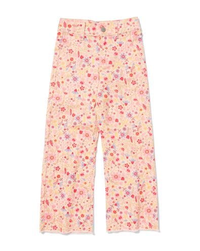 kinderbroek wijd bloemen roze roze - 30876822PINK - HEMA