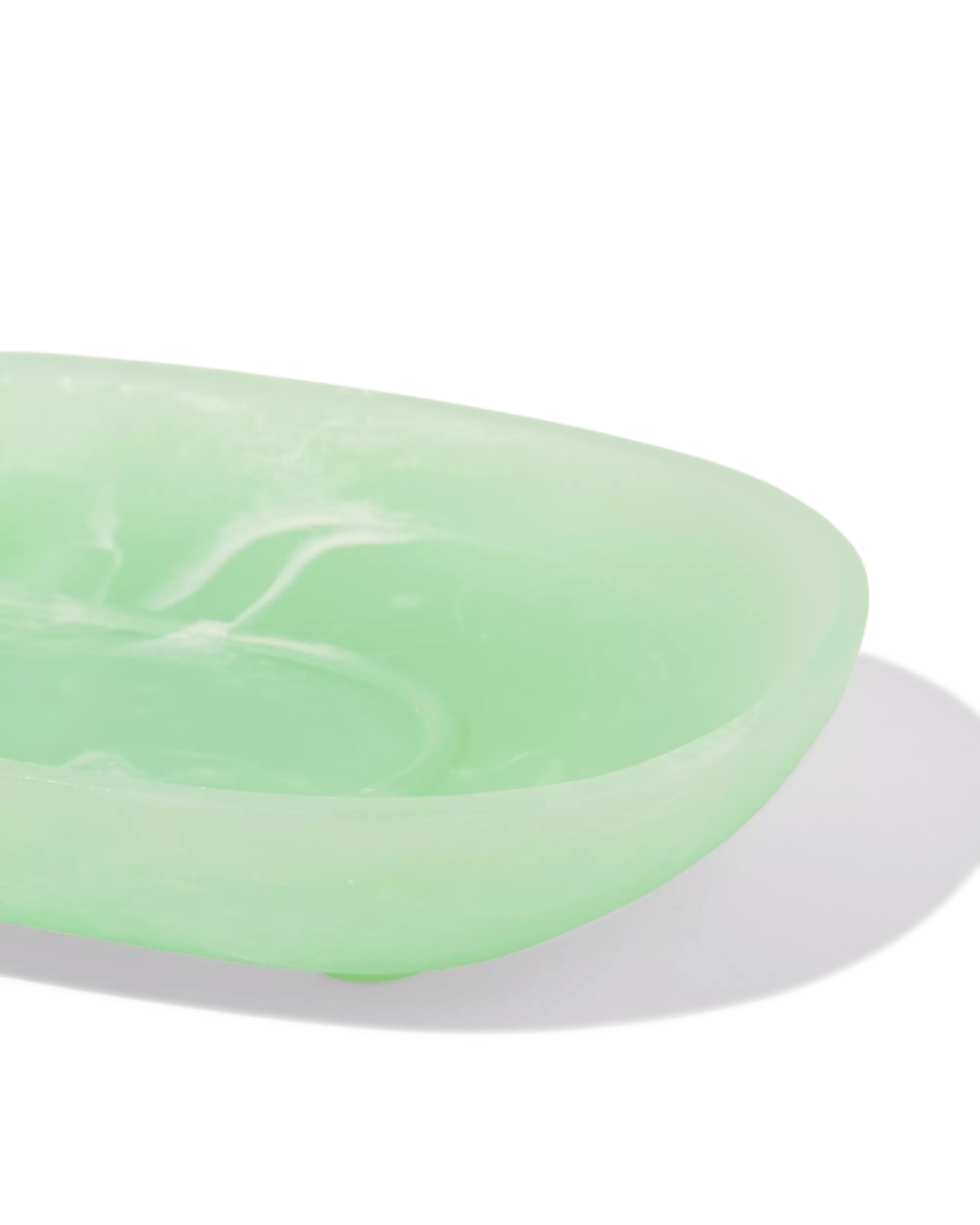 porte-savon 9x13 cm époxy aspect marbre vert