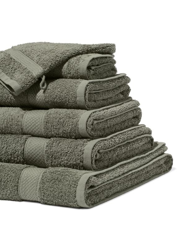 Handt&uuml;cher - schwere Qualit&auml;t graugr&uuml;n graugr&uuml;n - 5200701ARMYGREEN - HEMA