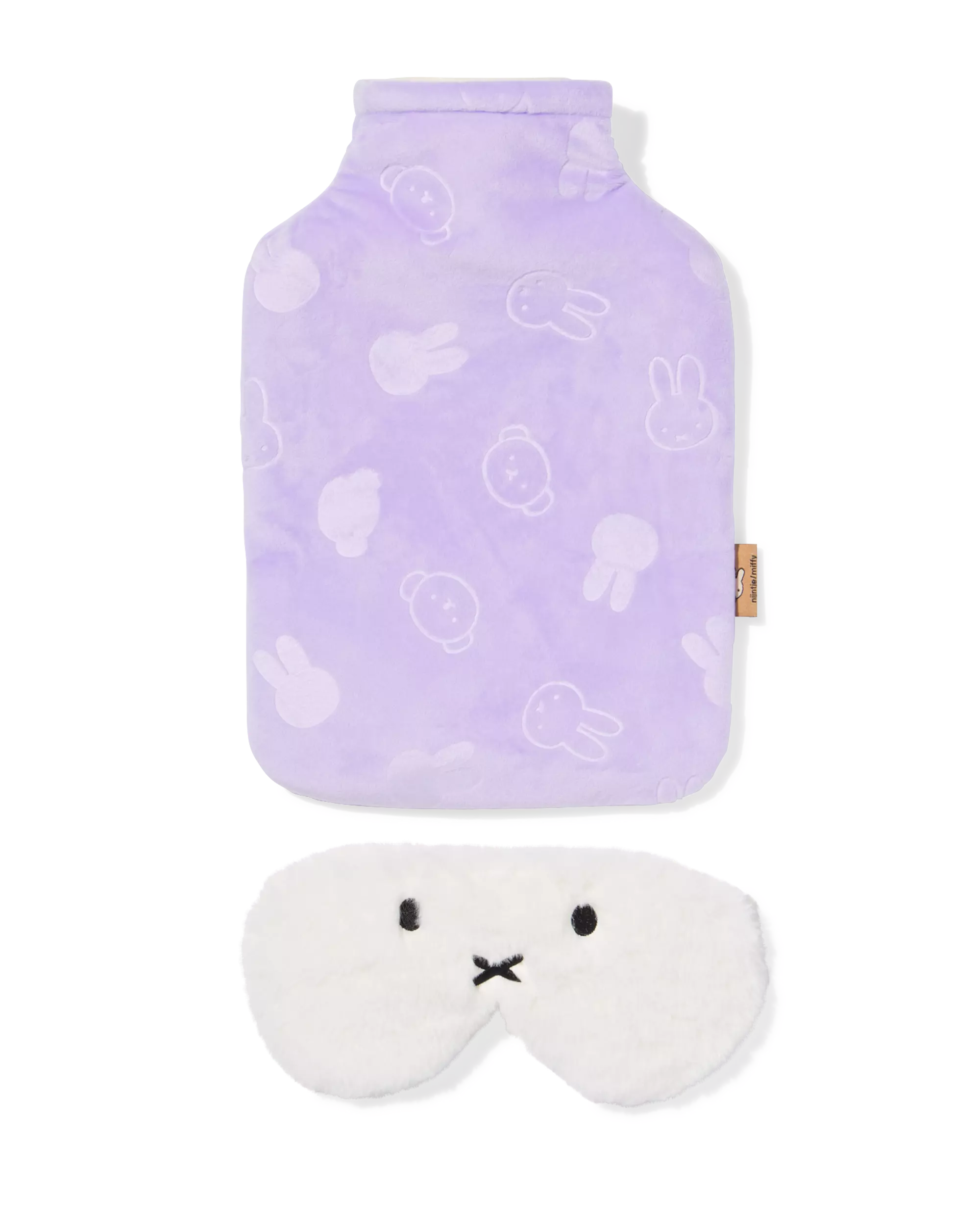 bouillotte Miffy avec masque de sommeil