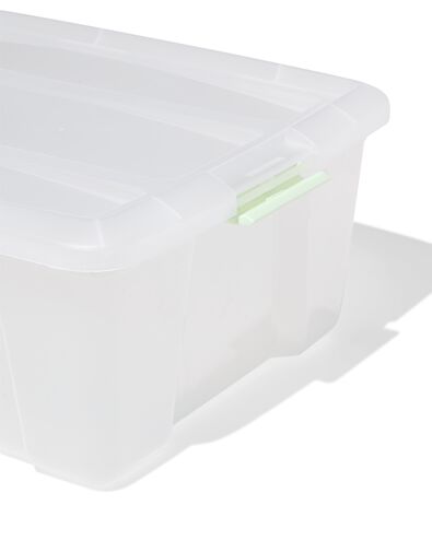 bo&icirc;te de rangement 30L Tokyo transparent 58x39.5x20.5 recycl&eacute;e 58 x 39.5 x 20.5 Tokyo - 39810408 - HEMA