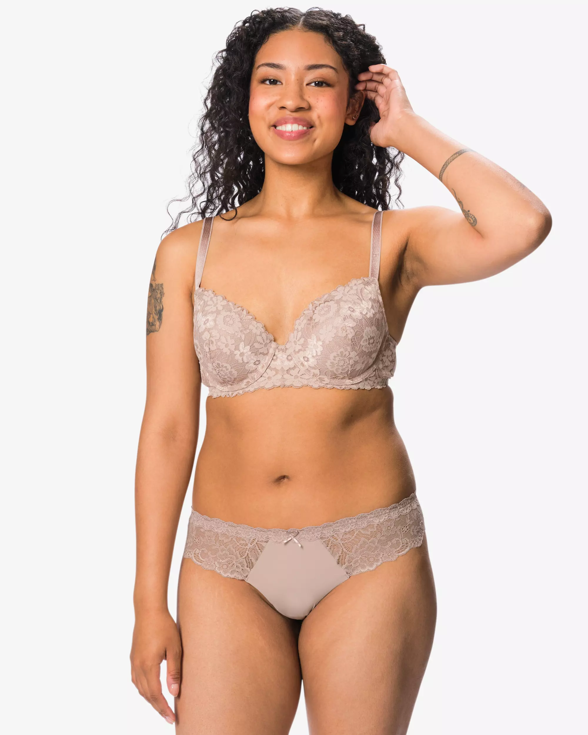 string femme microfibre