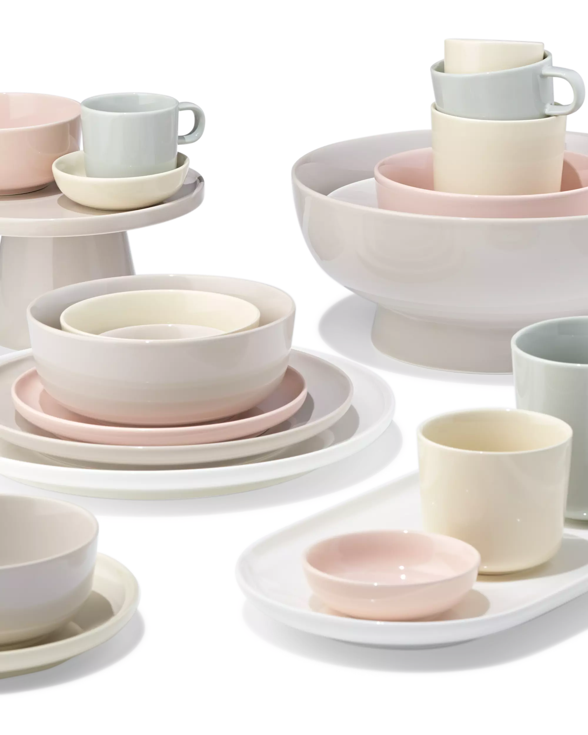 gebaksbordje Ø16.5cm Knap new bone china wit