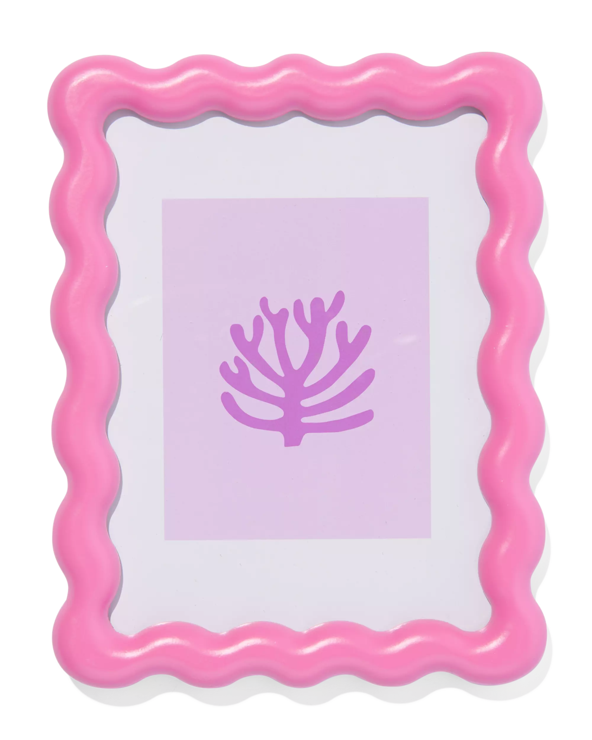 fotokader 15x20cm roze hout golven