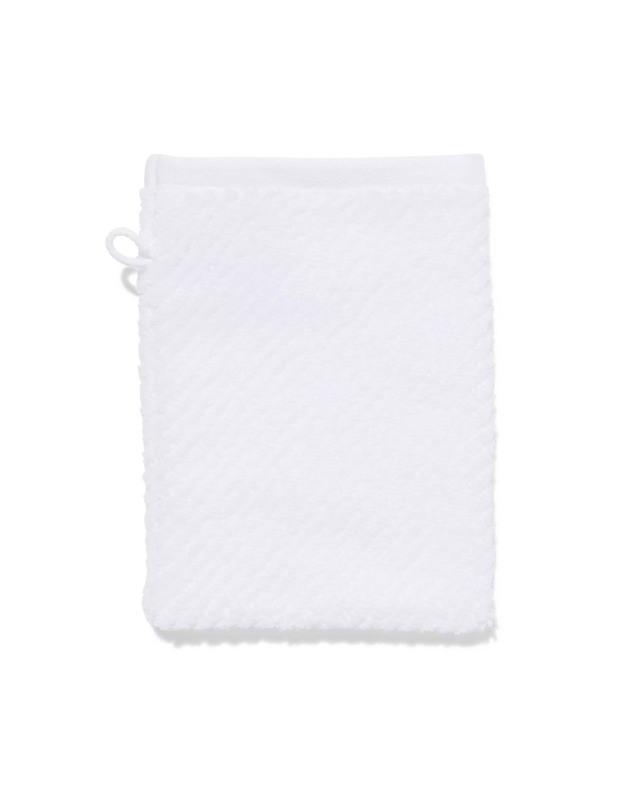 washandje 16x21cm zware kwaliteit diagonaal wit
