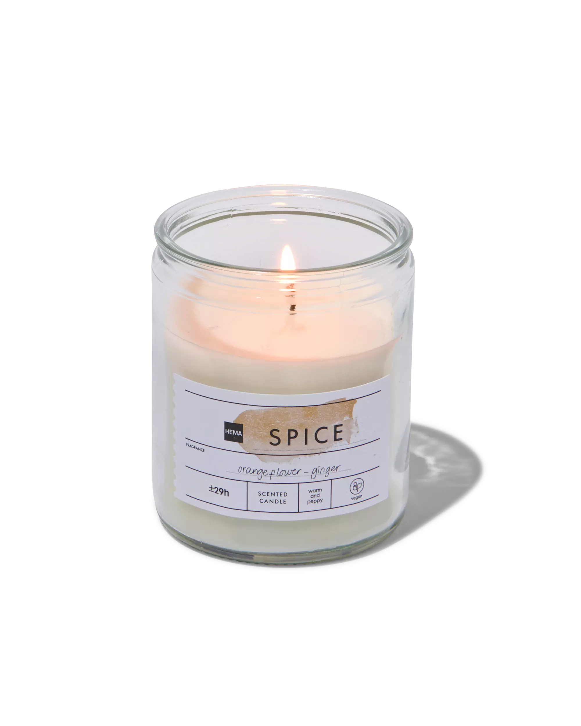 bougie parfumée dans un verre Ø6.5 spice