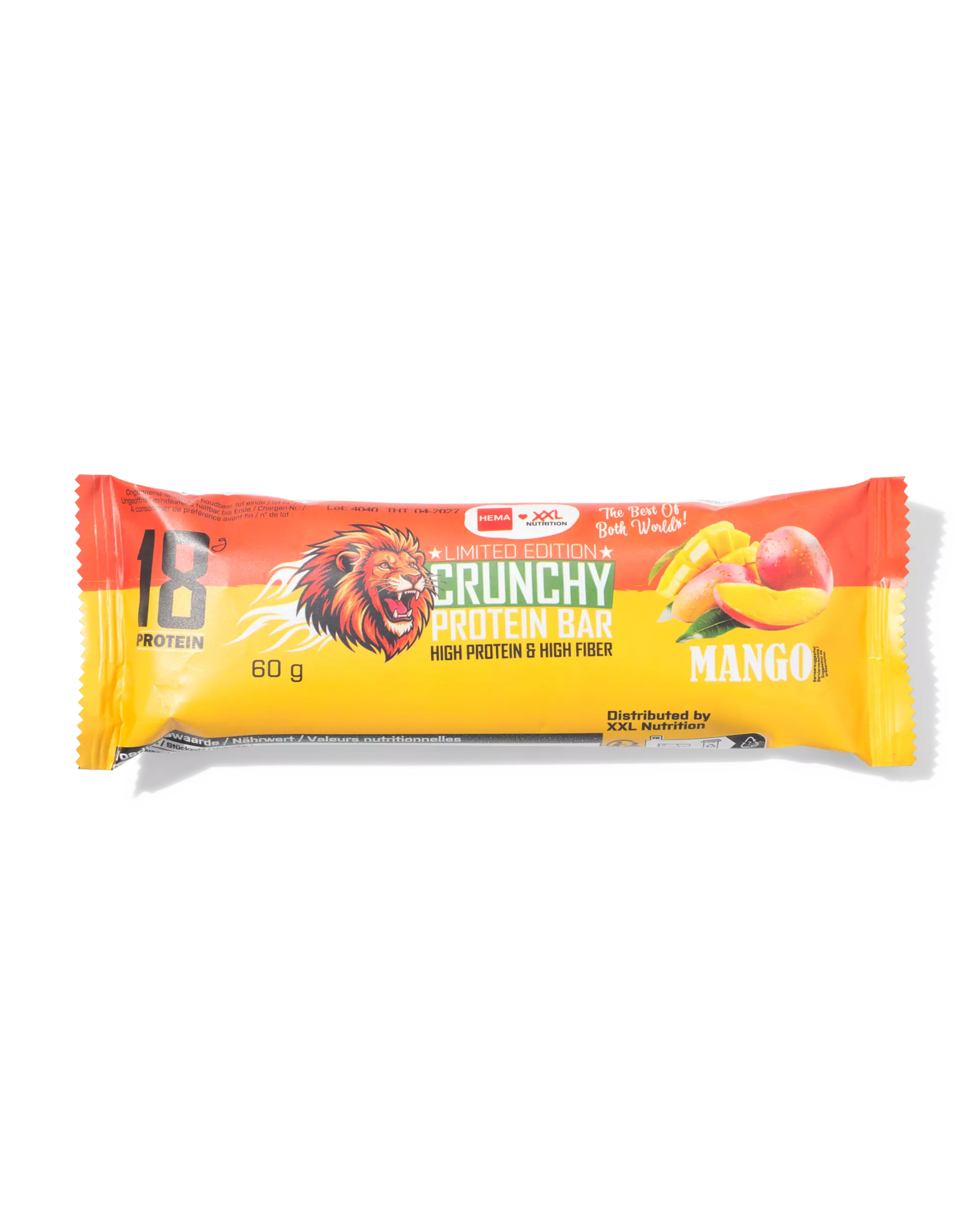XXL Nutrition eiwitreep sinaasappel-mango 60g