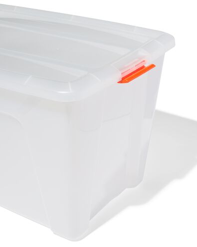 bo&icirc;te de rangement 60L Tokyo transparent 58x39.5x36.5 recycl&eacute;e 58 x 39.5 x 36.5 Tokyo - 39810410 - HEMA