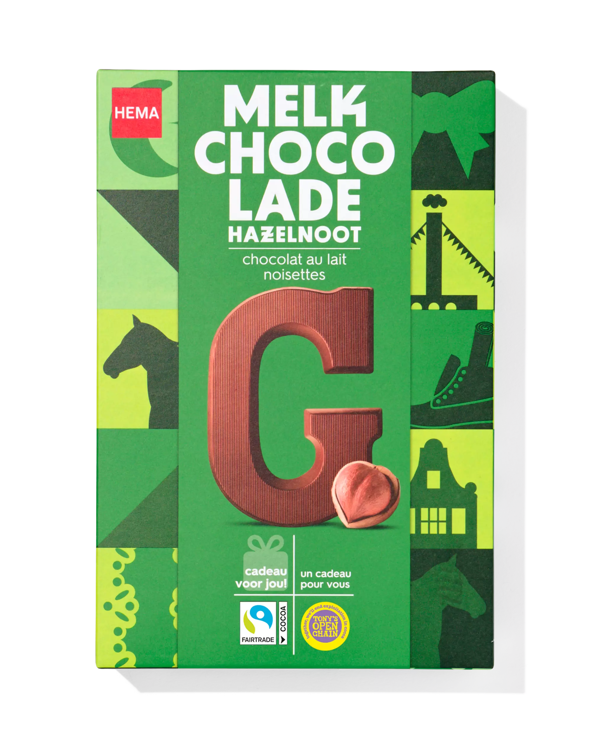 chocoladeletter melk hazelnoot G 140g