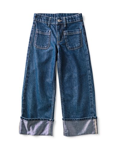 jean enfant coupe large bleu moyen bleu moyen - 30807722MIDBLUE - HEMA