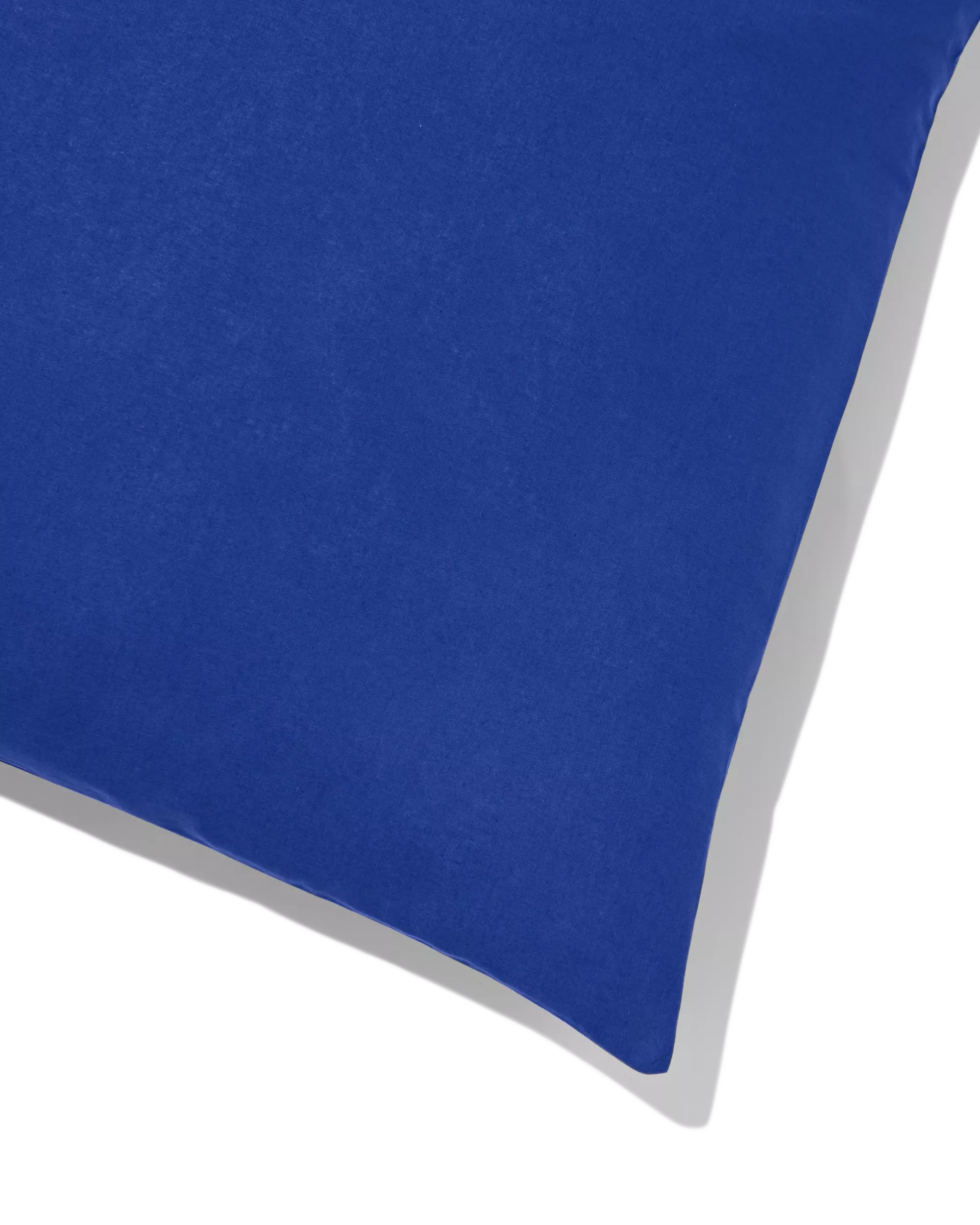 taie d'oreiller 60x70 cm coton doux bleu cobalt