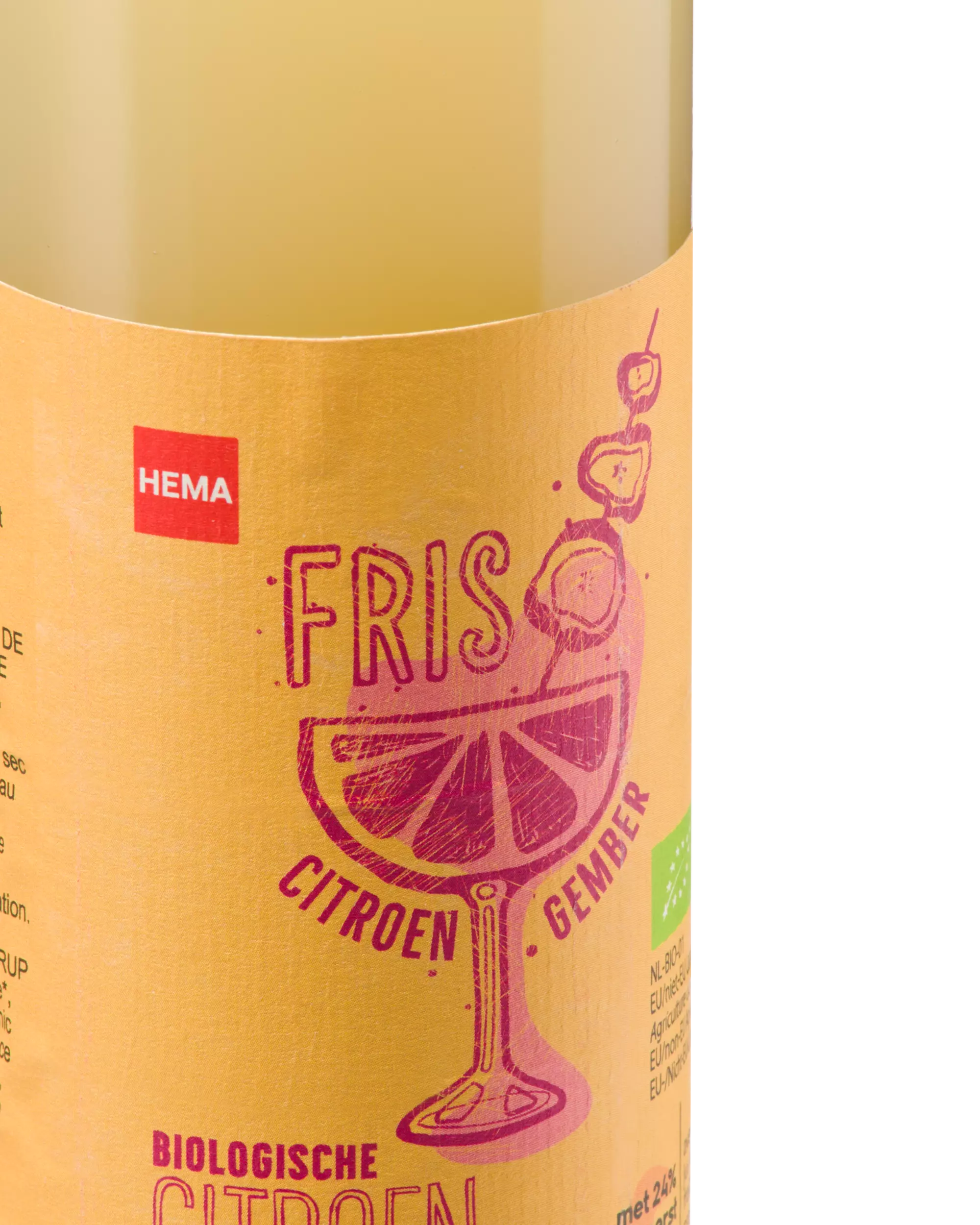 sirop citron gingembre 500ml