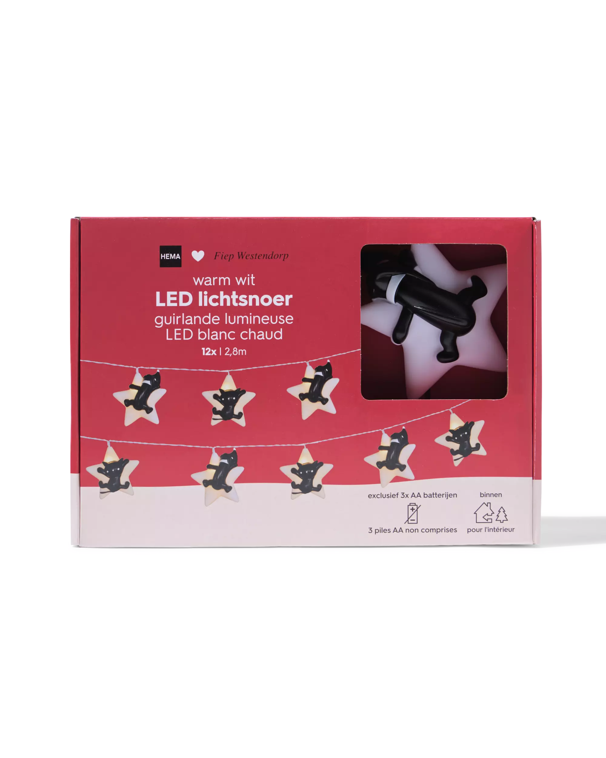 guirlande lumineuse Takkie et Siepie 2,8 cm avec 12 ampoules led pour l'intérieur