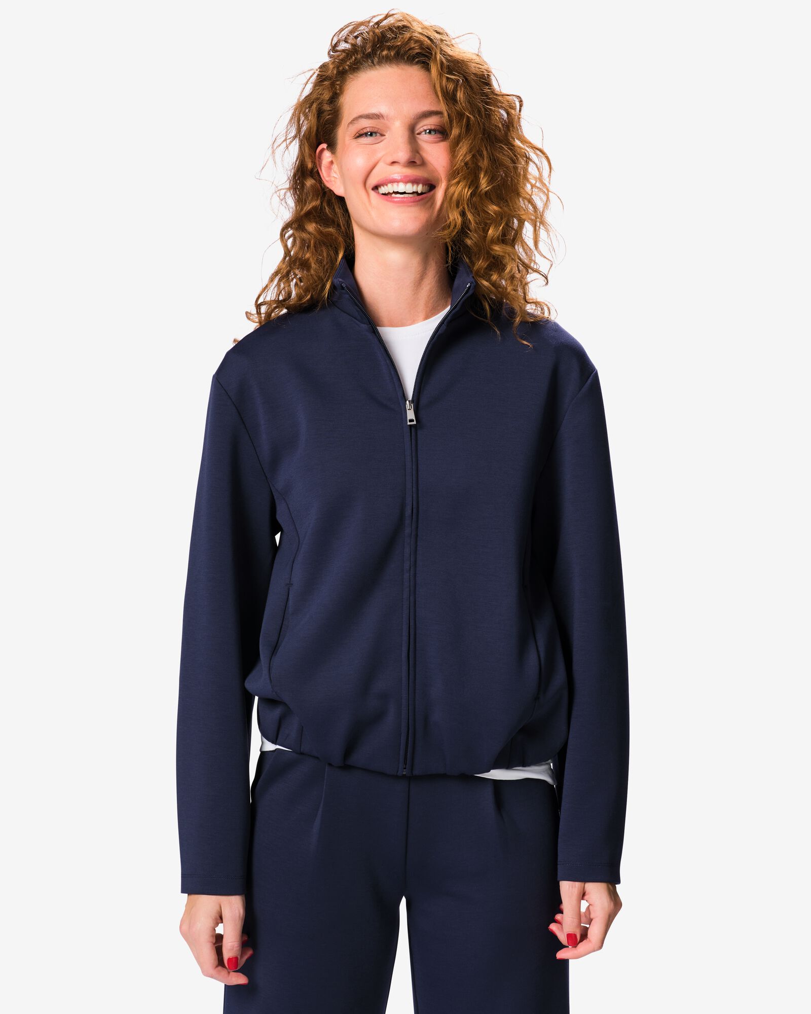 gilet femme bleu fonc&eacute; bleu fonc&eacute; - 36215260DARKBLUE - HEMA
