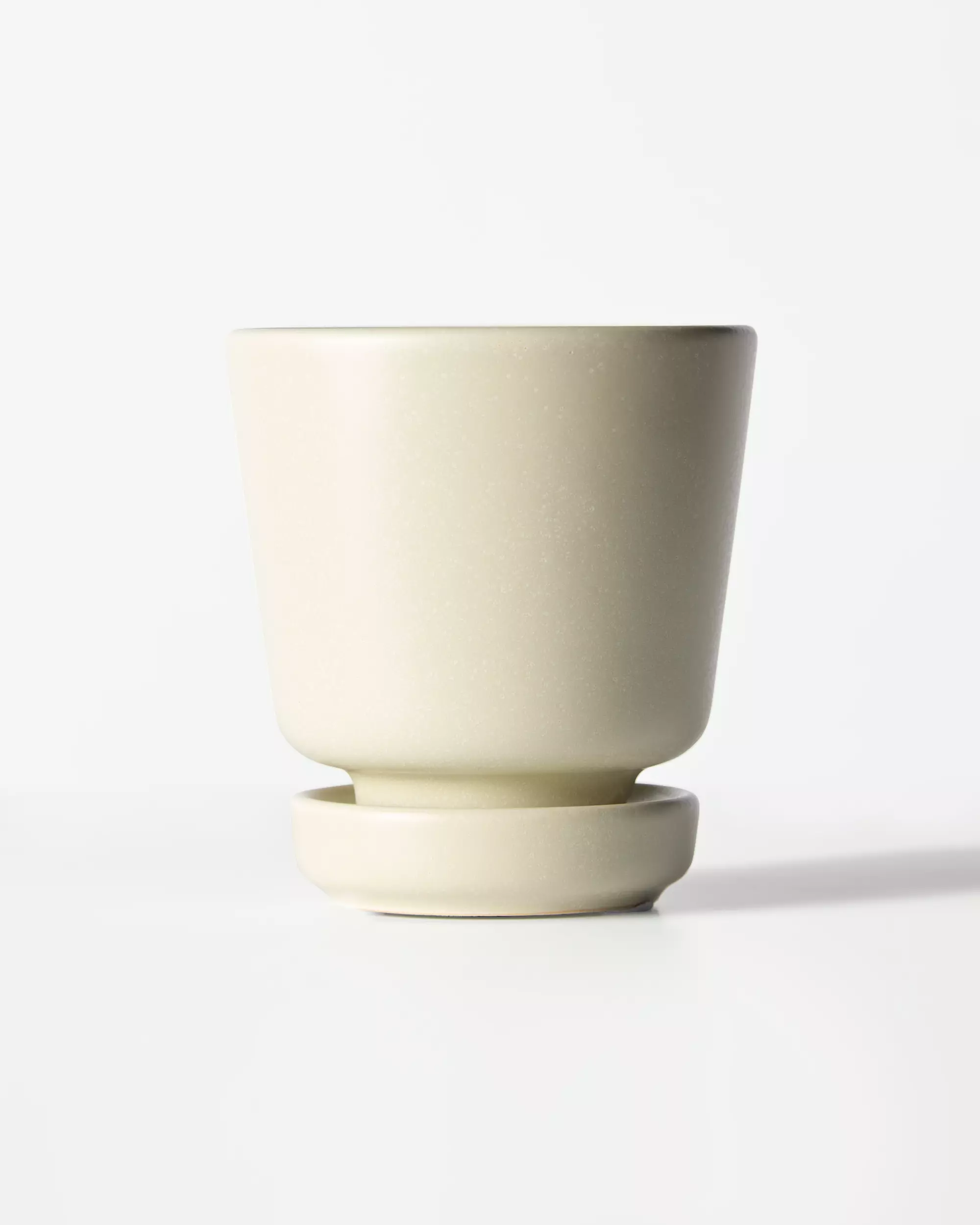 cache-pot ⌀8x8cm céramique blanc