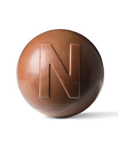 chocobomb au lait avec guimauves en forme de lettre N 45 g N chocolat - 24562613 - HEMA