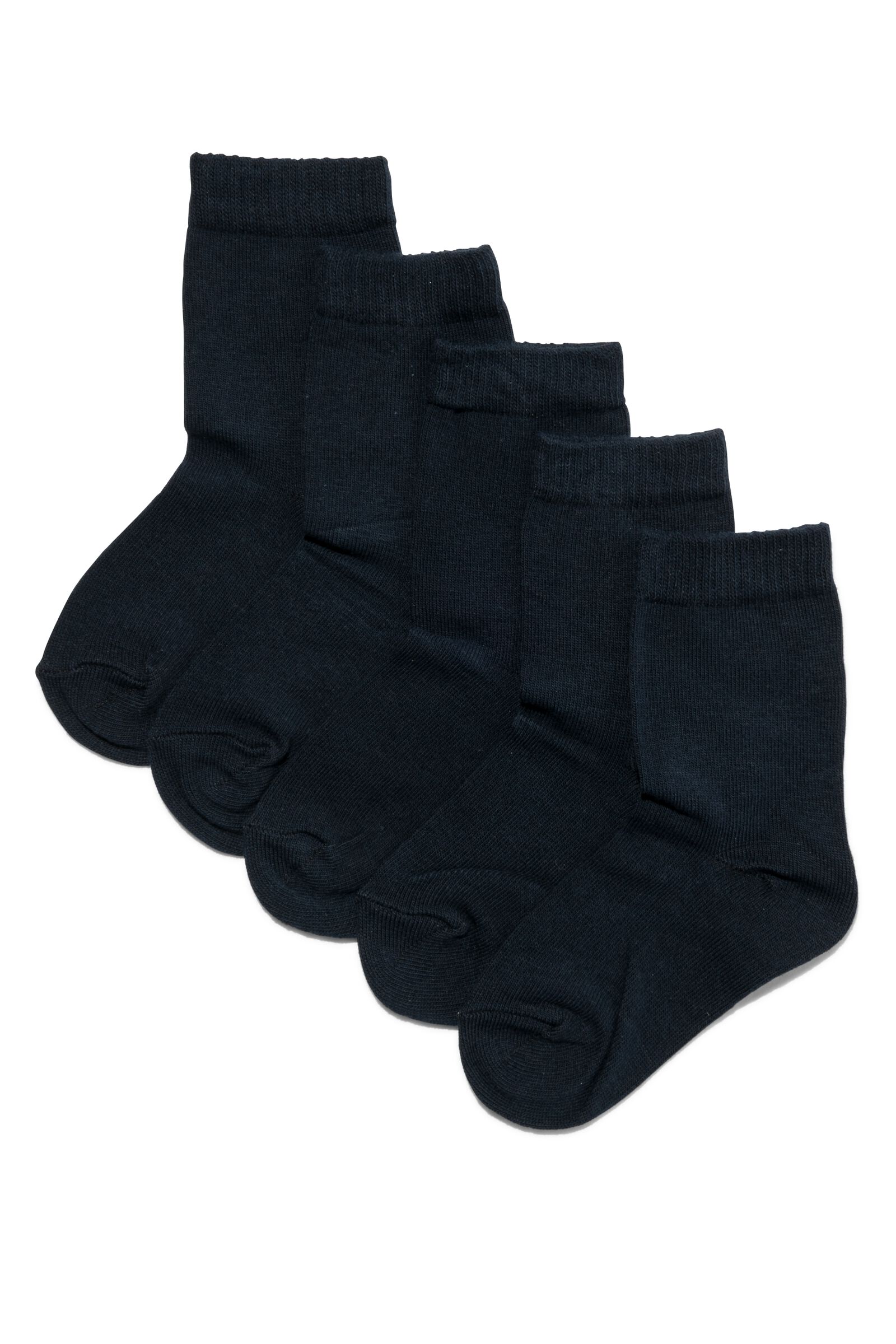5er-Pack Kinder-Socken dunkelblau dunkelblau - 4369710DARKBLUE - HEMA