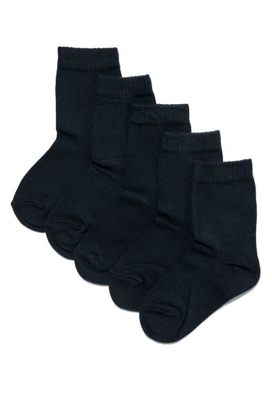 5er-Pack Kinder-Socken dunkelblau dunkelblau - 4369710DARKBLUE - HEMA