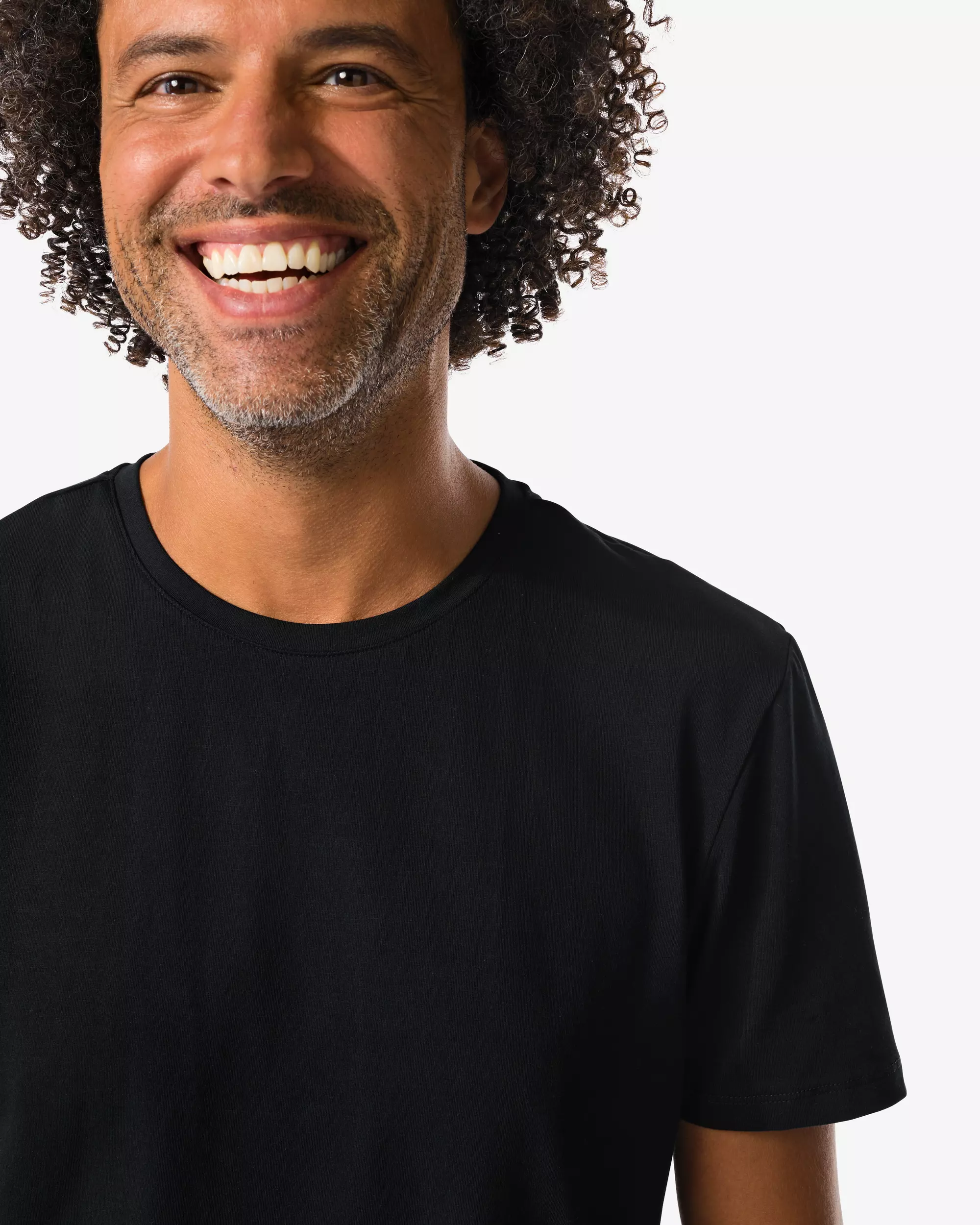 Herren-T-Shirts, Slim Fit, O-Ausschnitt, extra lang – 2 Stück