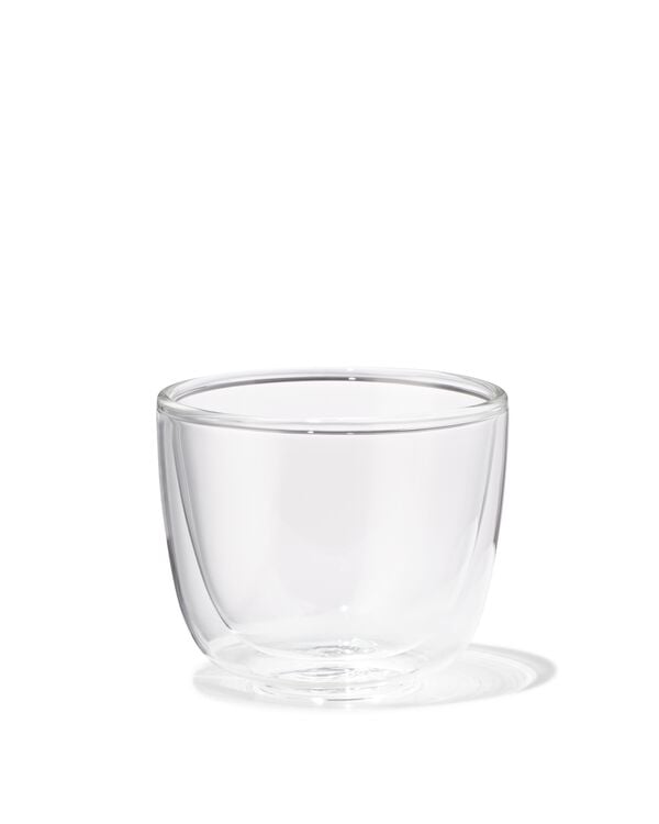 mug &agrave; espresso 120 ml en verre borosilicate double paroi - 80660342 - HEMA
