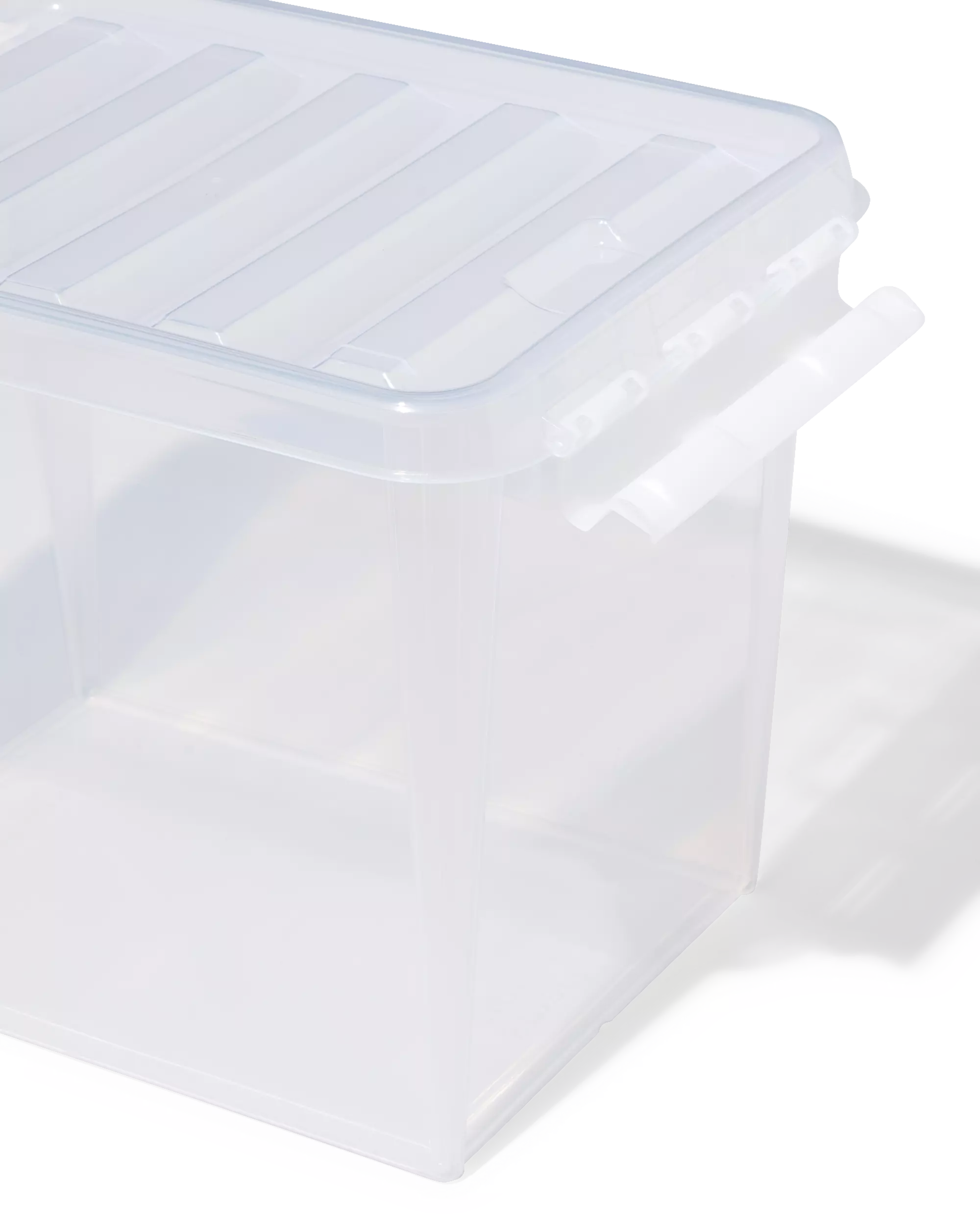 boîte de rangement 14 L Brussels transparente 34 x 25 x 27 cm