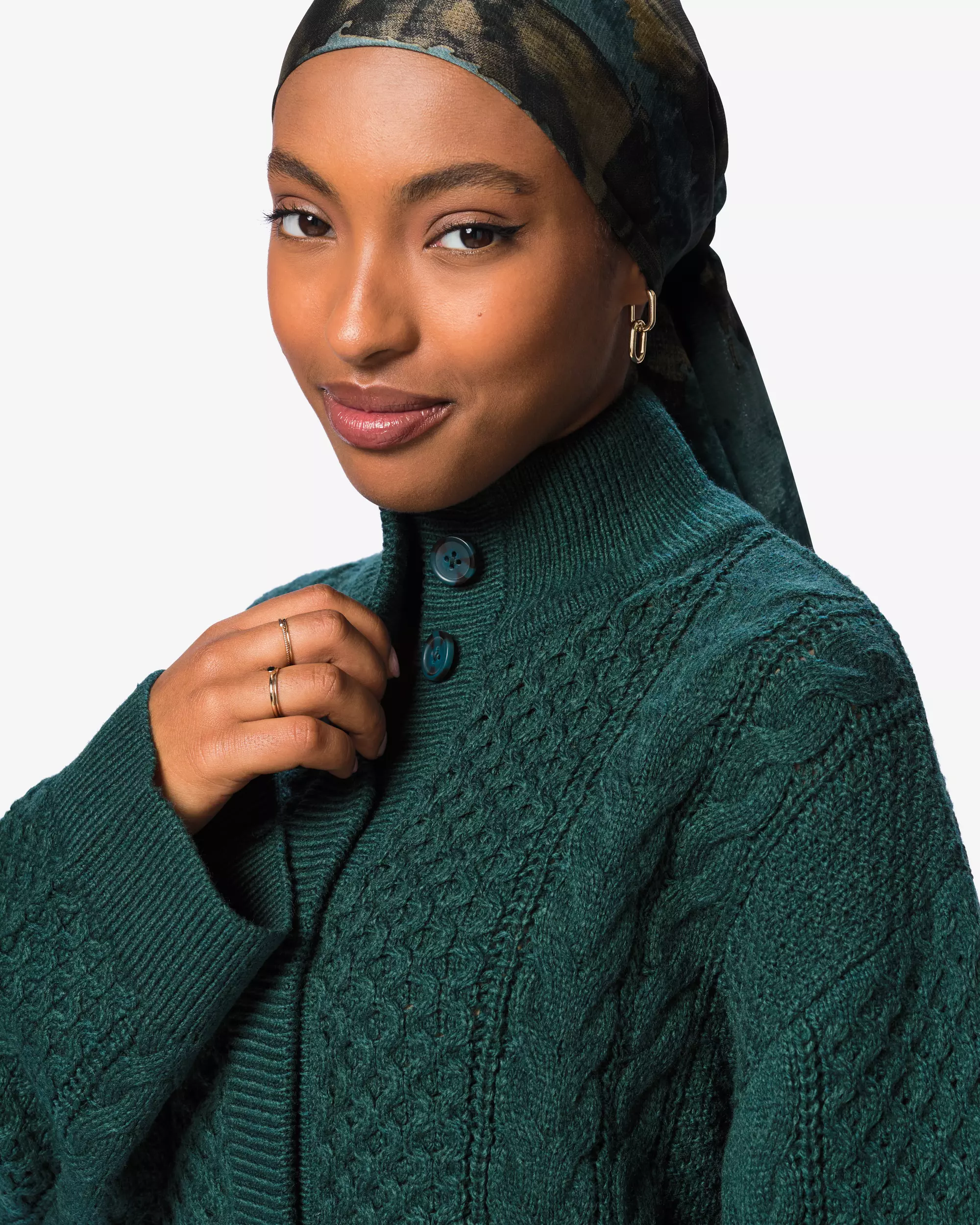 cardigan femme torsadé grosse maille