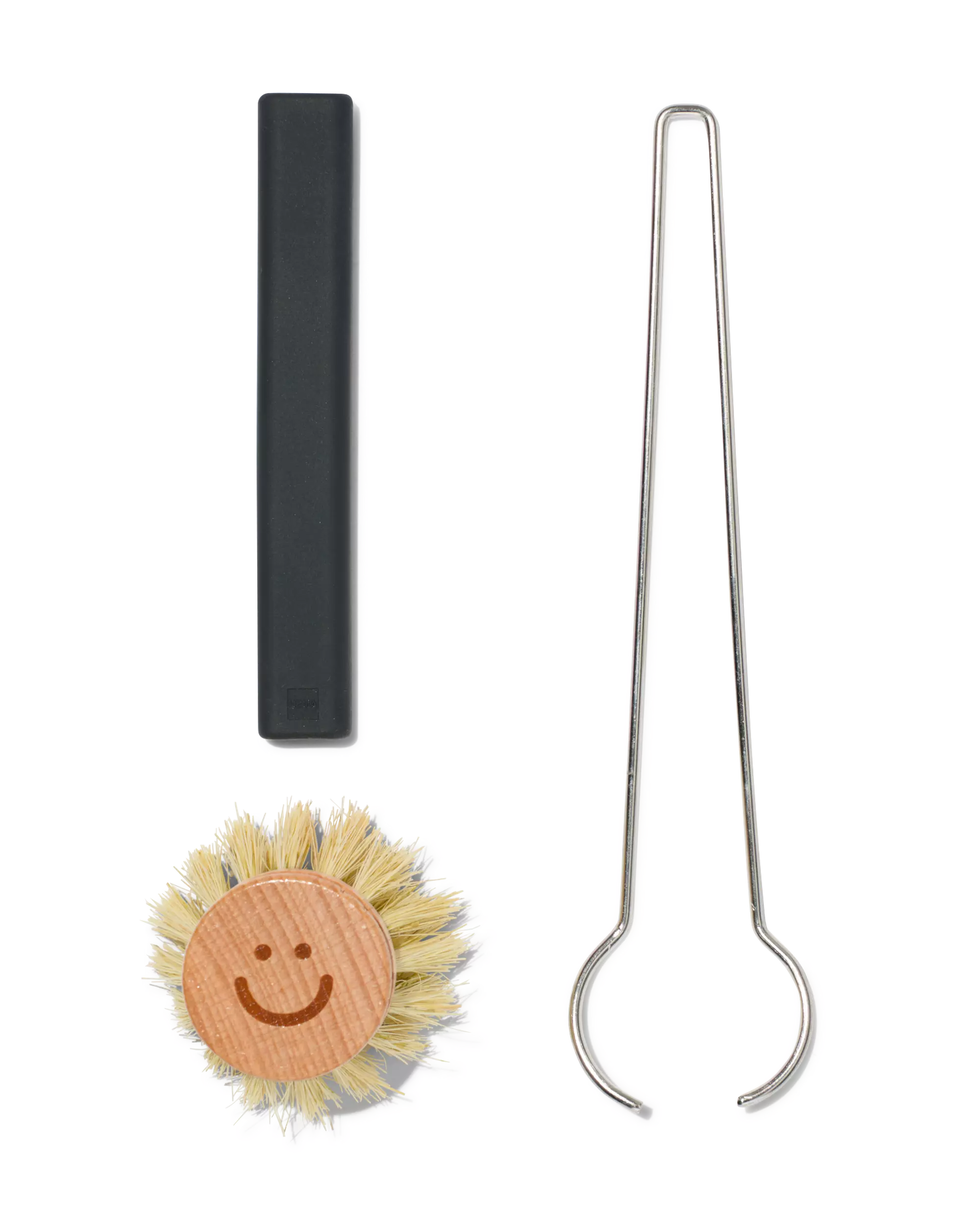brosse vaisselle avec tête indépendante noir