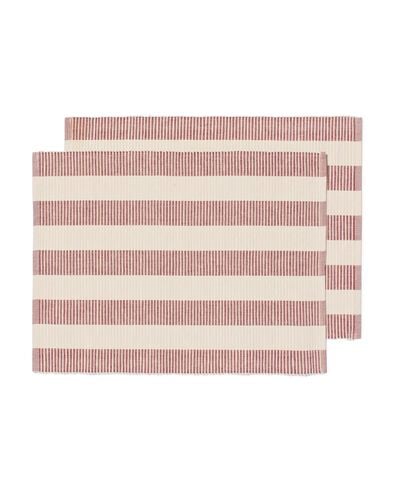 Tischsets 35 &times; 45 cm gestreift &ndash; 2 St&uuml;ck - 5300132 - HEMA